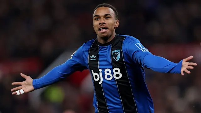 Junior Kroupi celebrating for AFC Bournemouth